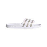 Adidas pantoffels Adilette wit/platina